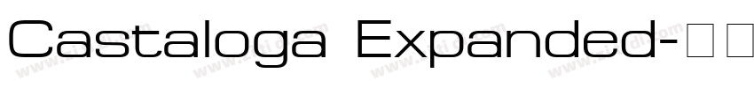 Castaloga Expanded字体转换